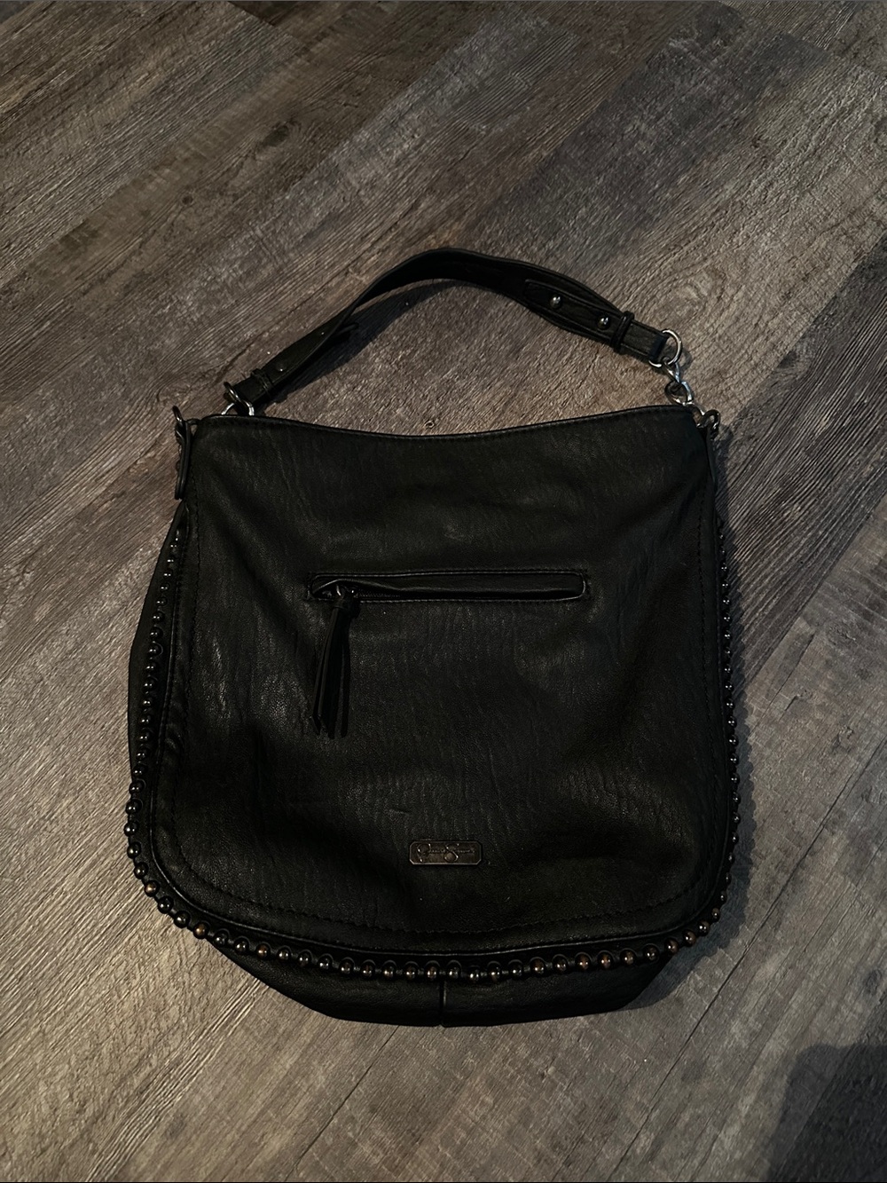 Black Jessica Simpson studded purse